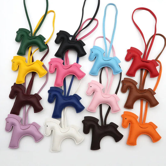 Fashion Bag Accessories Horse With Strings Rope Luxury Designer Strap Keychain Handbag Decoration 2025 New